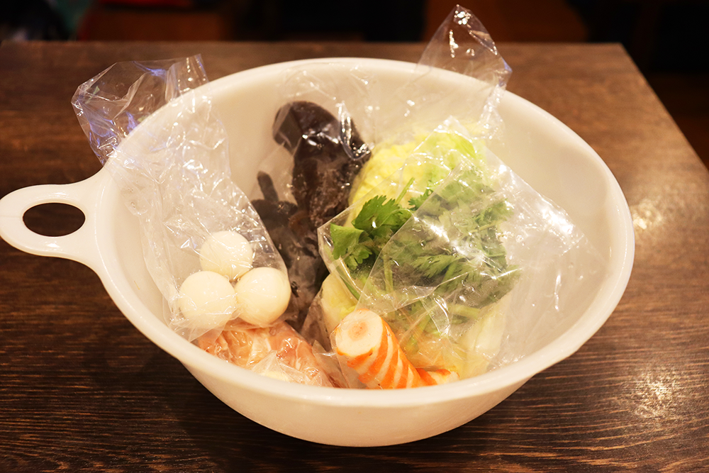 ボウルに入った具材
